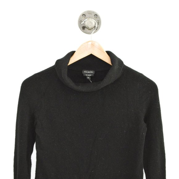 Talbots Mock Neck Cashmere Sweater #193-6 - Picture 2 of 3